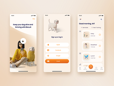 Case Study: Biscuit the Dog Care App case study ux
