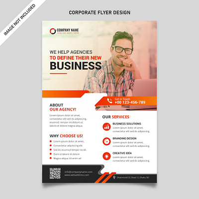 A4 Size Corporate Flyer AD Template flyer flyer design flyer template print design rafiqdesign