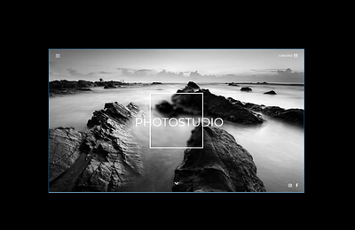 Photostudio design ui ux web