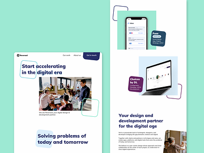 Reversed | Homepage redesign | Digital agency agency digital homepage redesign ui ui design website