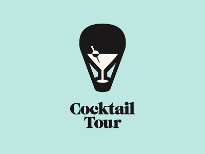 Cocktail Tour Logo & Brand Identity balloon balloon logo cocktail cocktails drink exotic glass graphic graphic design hot air ballon icon icon design logo logo design martini symbol tour tropic tropical vector graphic