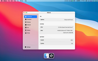 iGlance - Light Preview design mac macos ui