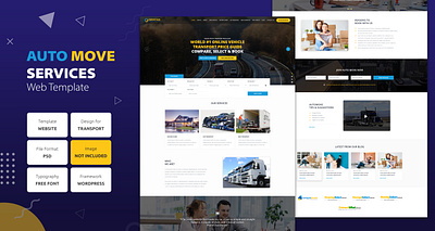 WordPress Responsive Theme for Auto Move Company rafiqdesign responsive design web web design web template web templates web theme webdesign website website design