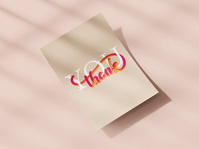 POSTER "Thank You" . Free illustration! adobeillustration ai graphic graphic design graphicdesign illustration illustration graphic design typography ui design vector