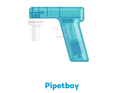 Week12 - Pipetboy illustration illustrator lab sciart vector