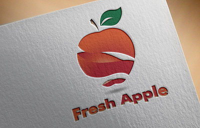 Fresh Apple Logo book cover design branding business card business card design creative business card design illustration logo typography uniqe business card