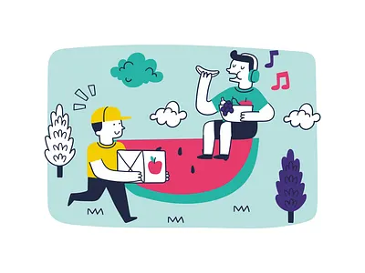 Healthy Fruit eat eating food food illustration foodie fruit fruits health healthy healthy eating healthy food healthyfood virus viruses