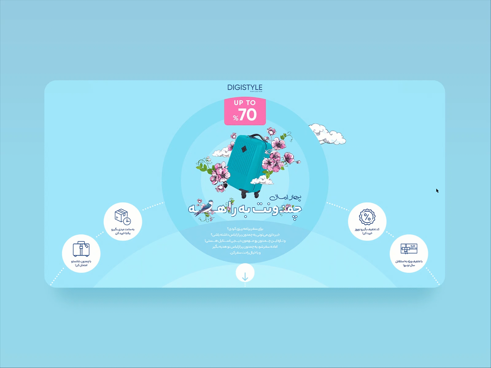 Norooz - Landing Page digistyle landing page norooz norouz