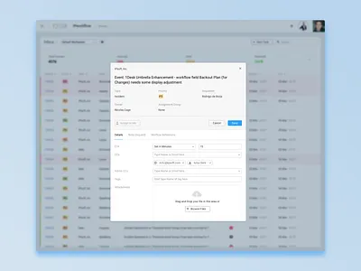 Create Task Modal create interface task ui ui design ux