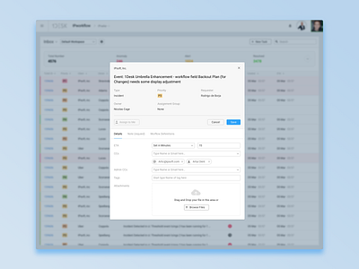 Create Task Modal create interface task ui ui design ux