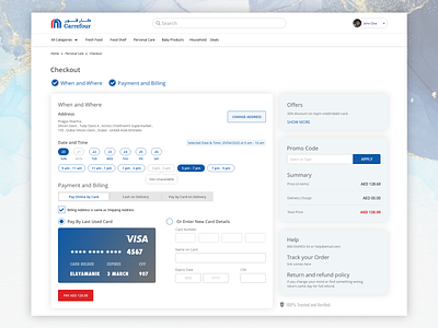 Carrefour Checkout Redesign checkout design payment ui usability