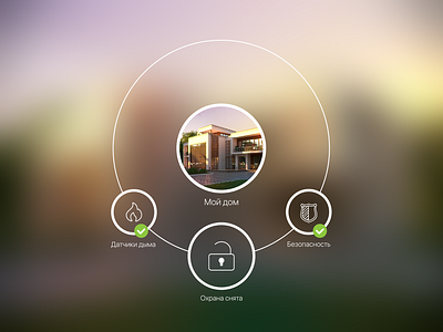 My Home - Security app home control illustration interface interface design