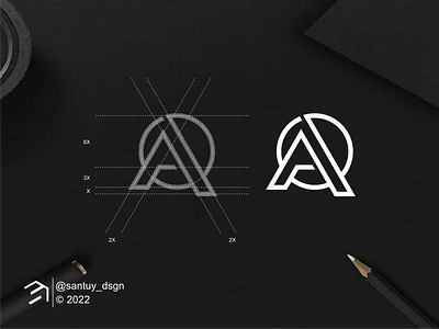 AQ Monogram Logo Concept! a brand branding design icon illustration inspirationslogo letter lettering logo logoideas monogram o symbol vector