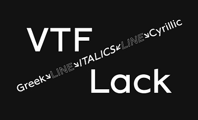 VTF Lack Free Font design download download free font font free typography