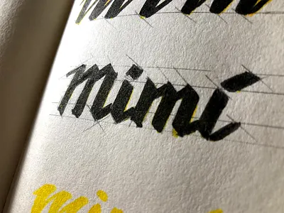 Gozzi Mimí - Sketch boat brand gozzi logo sketch typography