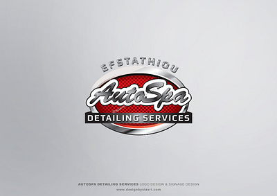 AutoSpa Detailing Services Logo & Signage Design branding car spa detailing graphic design logo logo designer logotype signage design