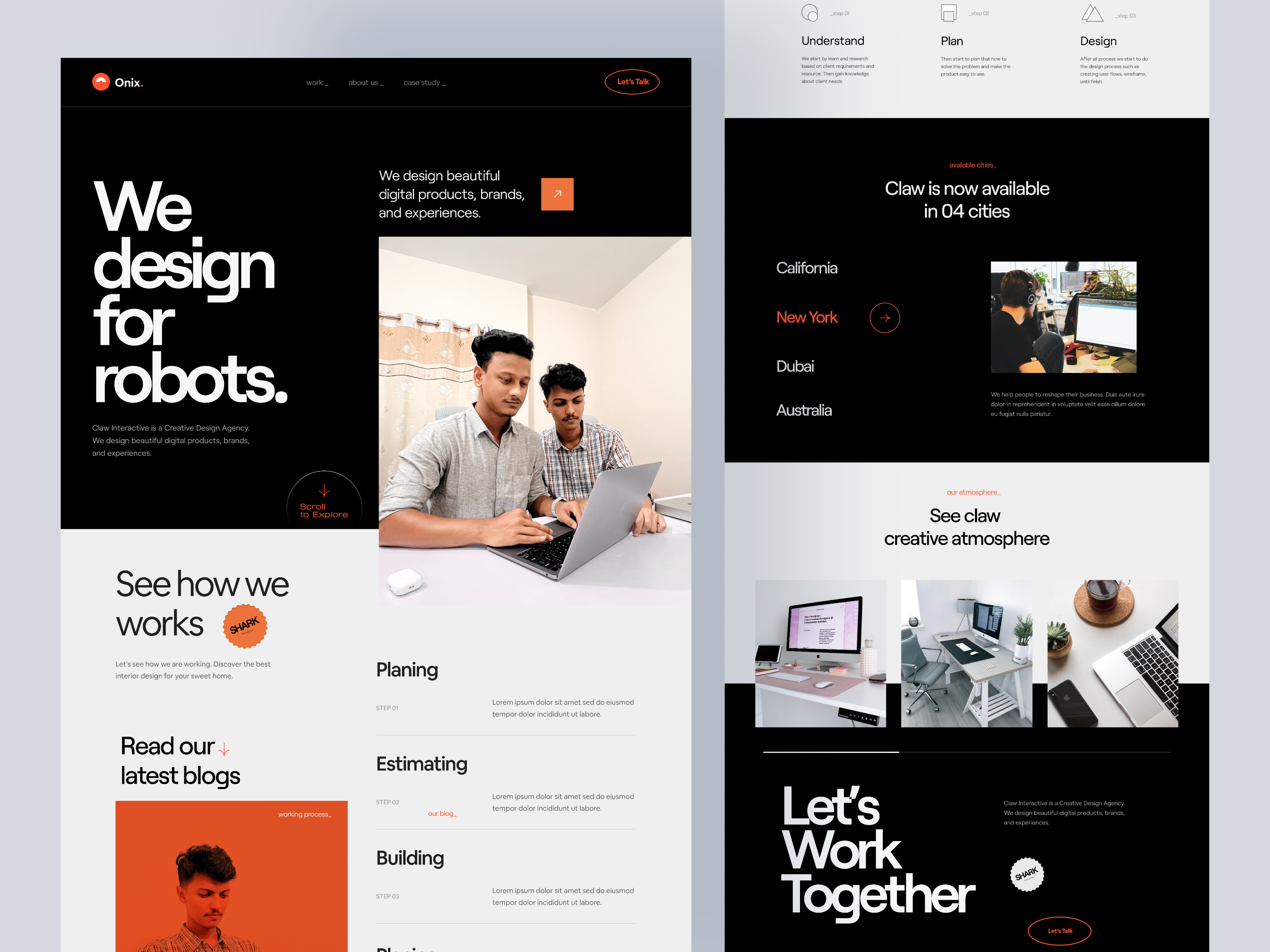 Digital Agency Portfolio web agency design agency elegant landing page personal portfolio portfolio saas saas website saas website design web design website design