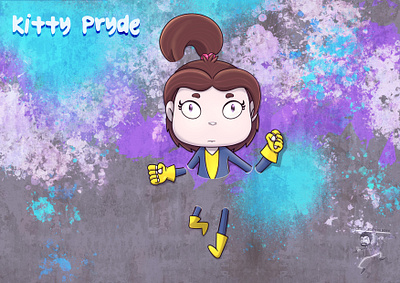 Kitty Pryde coffeescartoon coffeescartoons fanart illustration