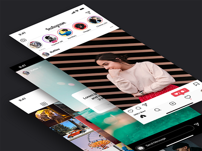 FREE IG template on Figma figma free instagram social media social media templates templates