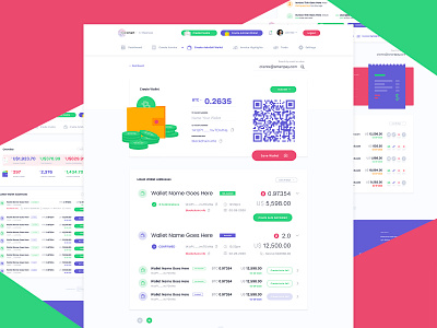 Website Design for SmartPay CoinSmart for Business app colorful concept crypto cryptocurrency design flat illustration payment website