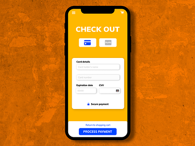Check out page (concept) 002 app daily 100 challenge dailyui design flat minimal minimalist typography ui ux vector