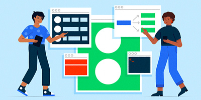 ୧〳 ＾ ౪ ＾ 〵୨ browser character character design charts coding design developer graphs illustration illustrator people texture ui user flows ux vector