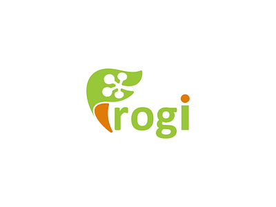 Frogi logo concept brand branding design graphic illustration logo typography ui ux vector