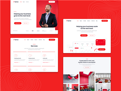 Web Design | Banca - Bank & Fintech Webflow Template bank banking credit credit card finance fintech home homepage landing landing page landingpage money wallet wealth web web design webdesign website