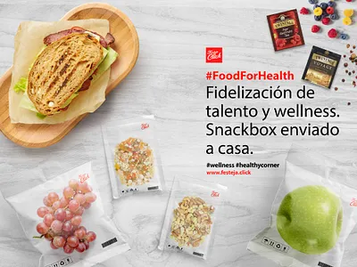 #FoodForHealth #Wellness by @FestejaClick branding design food minimal