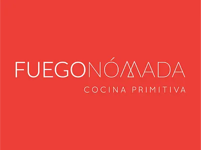 Identity Design for @FuegoNómada branding logo typography