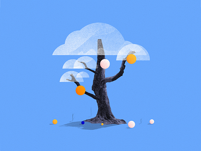 Tree 3d animation collage concept concept art illustration tree wood