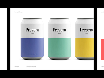 Present — System animated animation art direction brand design branding drink exploration figma minimal minimalism minimalist mockup sketch system typography ui ux website white