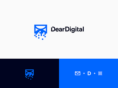 Dear Digital Branding agency agency branding agency logo brand brand design brand identity branding branding design digital logo logo design logodesign logos logotype pixel typography