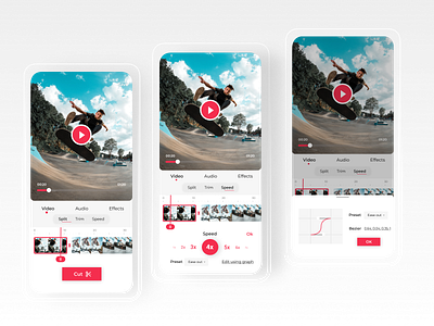 Tik Tok App - Slowmo feature animation app branding design editorial design illustration mobile app product design tiktok ui video