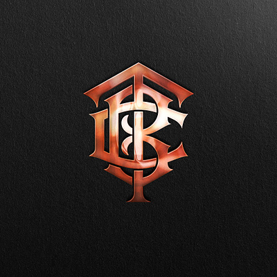 TBC Monogram barber barbershop branding company handlettering lettering logo logotype monogram timeless timeless barbershop