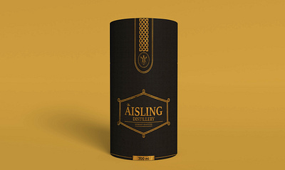 Aisling Whisky Distillery Pack bottle label celtic knot custom designer designer for hire package package design packaging vector viking whisky