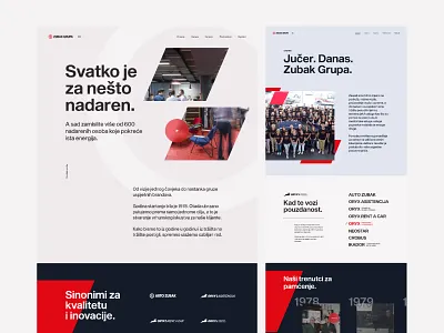 Zubak Group Website animation b2b business clean design parallax simple ui ux website