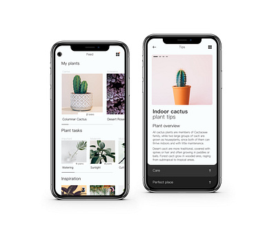 Plant App app app design application concept design interface interface design mobile mobile app plant ui ux visual