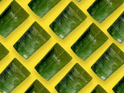 Kela - Green banana flour brand brand identity branding design greenbanana illustration packaging