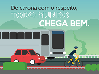 illustration for EcoRodovias' national traffic week campaign bus bus illustration car car illustration ecorodovias ecovia illustration ilustração semana nacional do trânsito traffic traffic illustration transit transit illustration transito