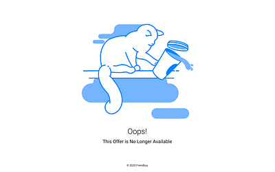 Oops Cat 404 404 error page 404 page app art branding cats design error flat illustraion oops outline svg ui ux vector web