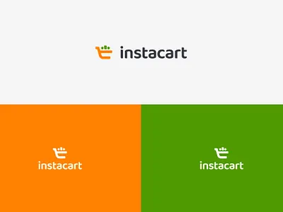 Instacart Branding Logo Design brand identity branding grocery instacart logo