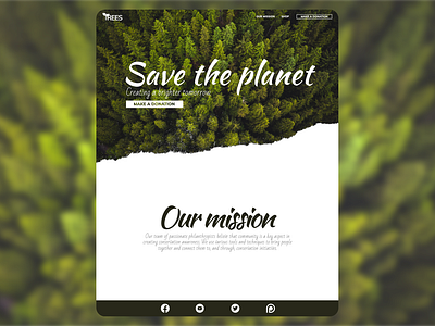 Landing Page (above the fold) 003 branding dailyui design logo minimal photography typography ui ux vector web