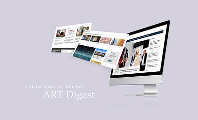 Art Newspaper Website adobe xd art design digital news news newspaper website ui ux website design