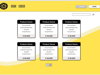 Product List uidesign firsttry