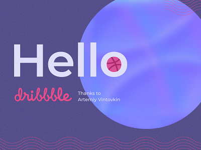 Hello dribbble hello dribbble