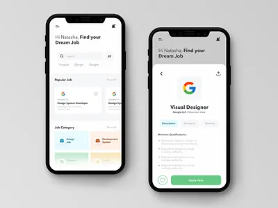 Dream Job app app concept clean color colorful concept dashboard design design app dream illustration inspiration iphone job mobile style task today ui ui design