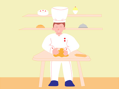 Pastelero illustration