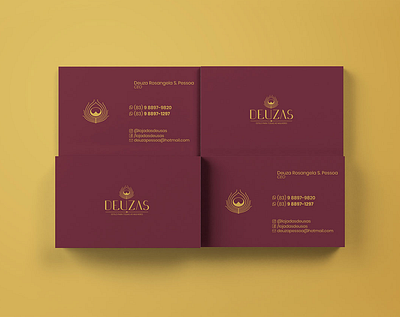 Deuzas Store Business Card businesscard design deusas fashion lettering logo store tipografia