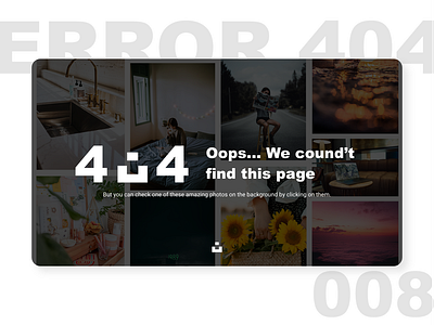 404 page dailyui ui ux